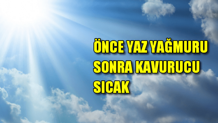 İzmir’de önce yağmur sonra kavurucu sıcak!