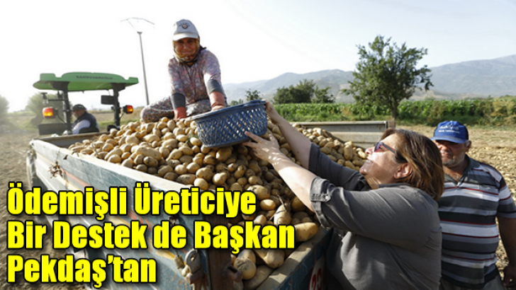 Ödemişli üreticiye bir destek de Konak’tan