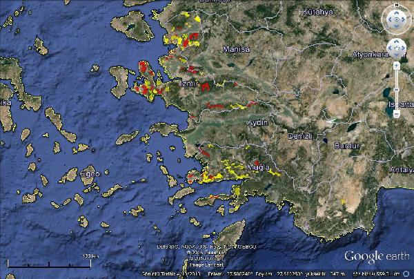 İzmir ve Muğla’nın RES haritası!