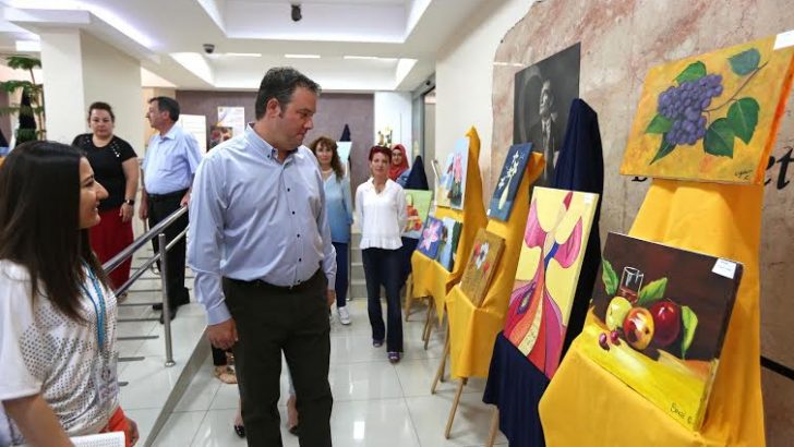 Bucalı kursiyerlerden muhteşem sergi