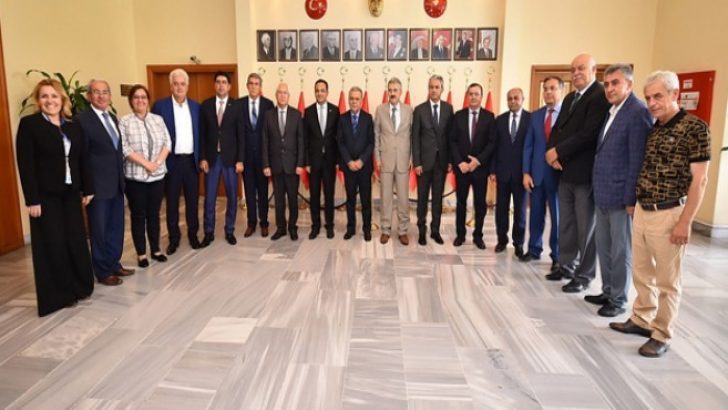 Başkanlar Vali’ye konuk oldu