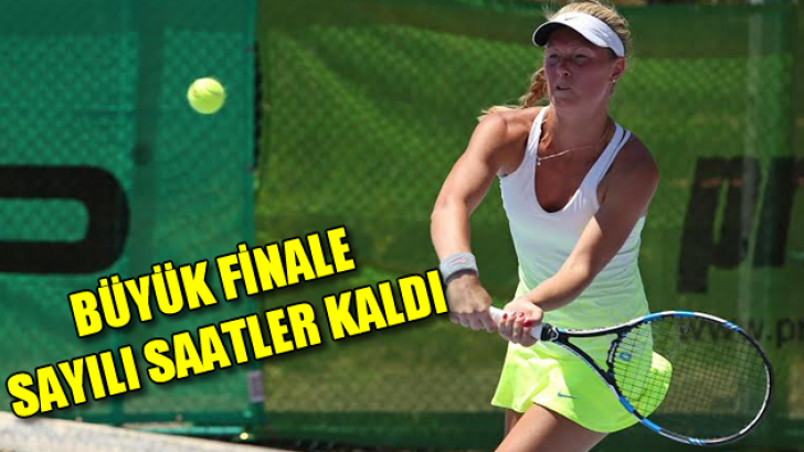 Buca’da uluslararası tenis turnuvası nefesleri kesiyor