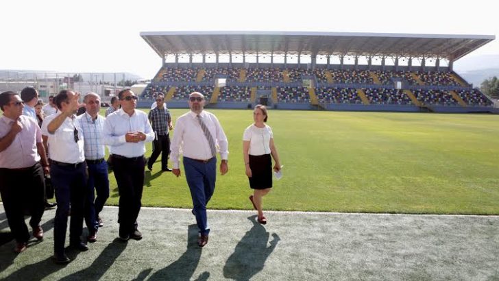Bornova’nın Yeni Stadı’nda 2. etap da tamamlandı