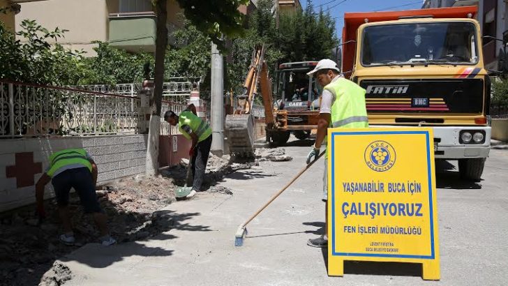 “Buca sokaklarına 1 milyon 400 bin liralık kaldırım”