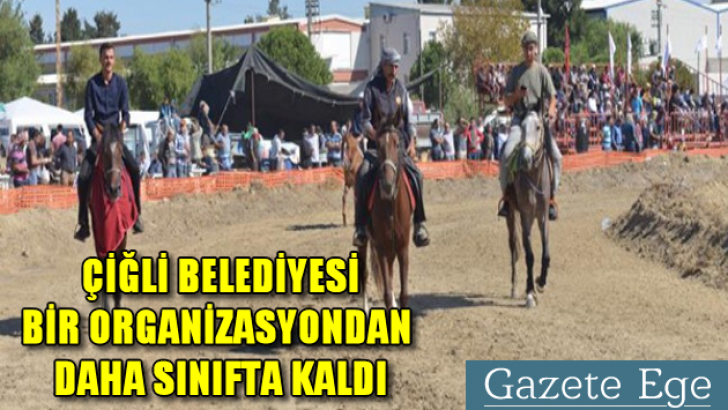 Yine Çiğli Belediyesi yine fiyasko