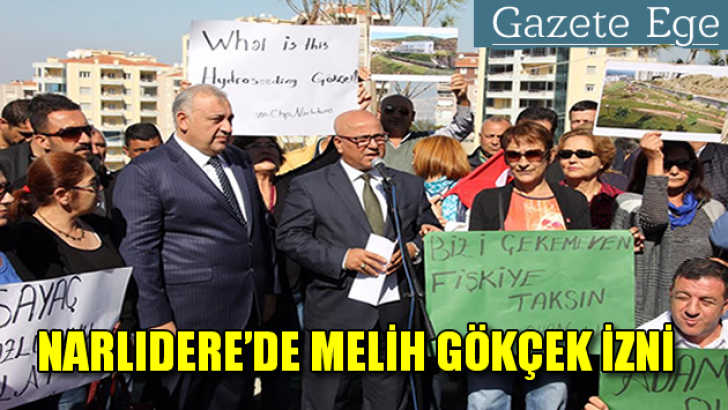 Narlıdere’de Melih Gökçek İzni