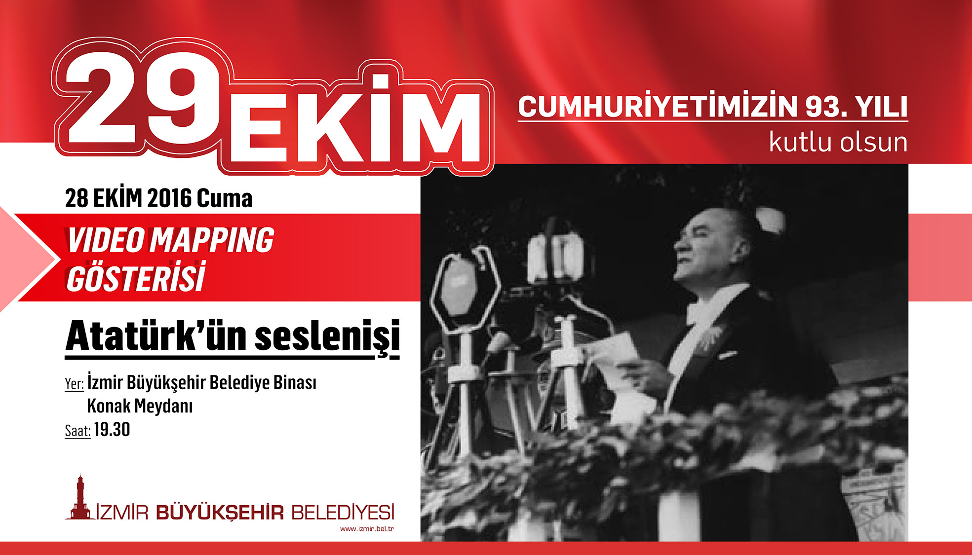 Atatürk İzmirlilere seslenecek