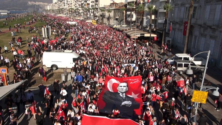 Ata için Alsancak’ta