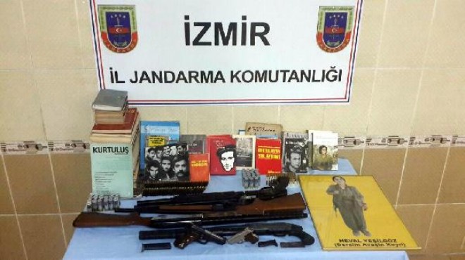 İzmir’de terör operasyonu: Evden cephanelik çıktı!