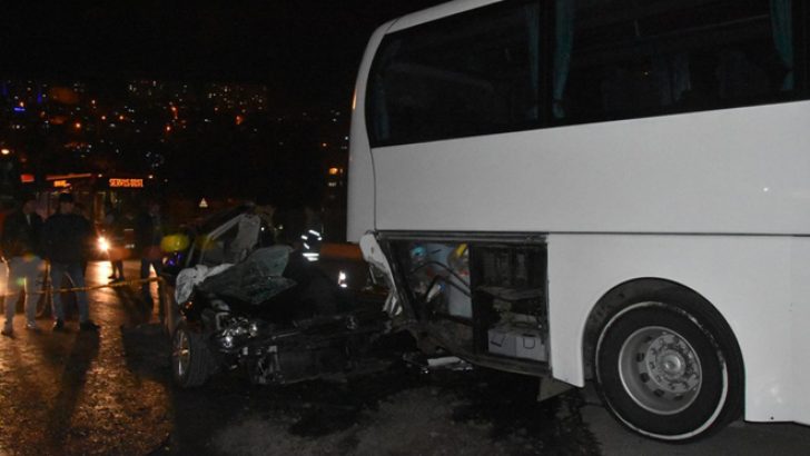 İzmir’de feci kaza