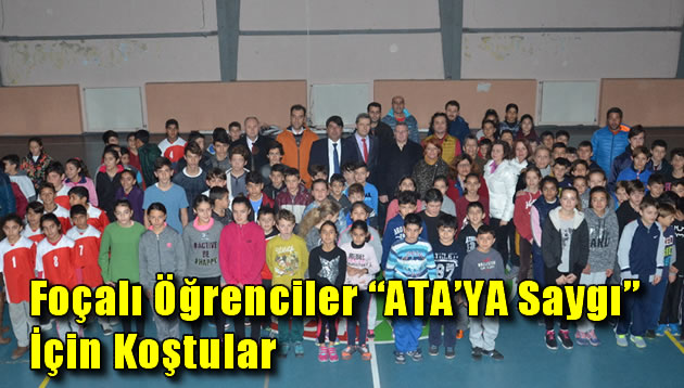 Foçalı Öğrenciler “ATA’YA Saygı” İçin Koştular