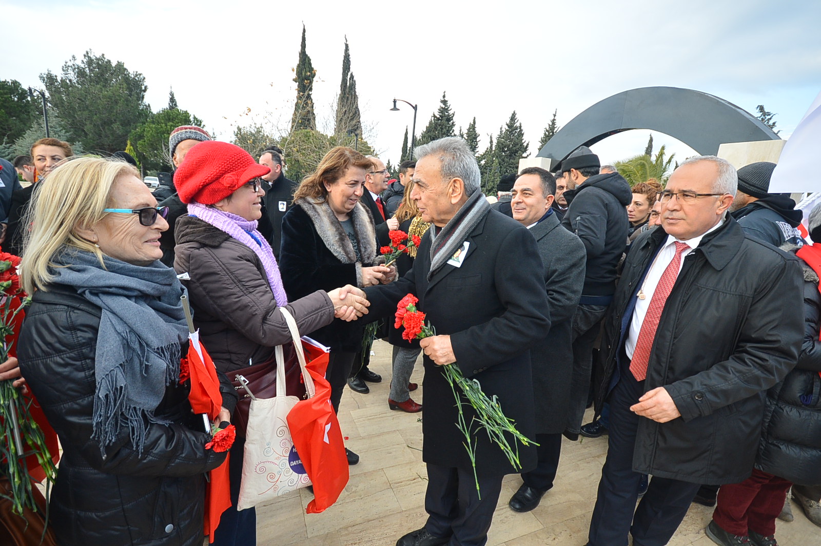 Devrim şehitlerini andık