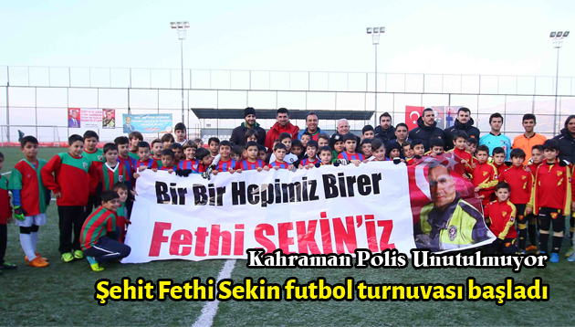 Şehit Fethi Sekin futbol turnuvası başladı