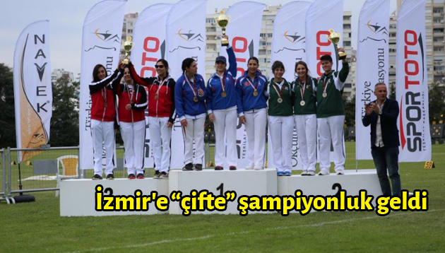İzmir’e “çifte” şampiyonluk geldi