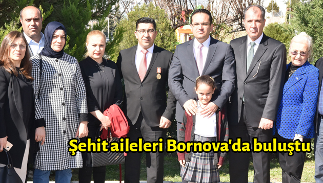 Şehit aileleri Bornova’da buluştu