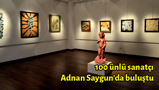 100 ünlü sanatçı Adnan Saygun’da buluştu