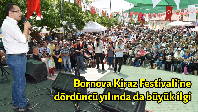 Bornova Kiraz Festivali’ne dördüncü yılında da büyük ilgi