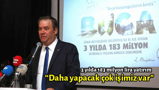 3 yılda 183 milyon lira yatırım