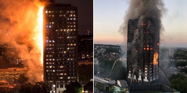 Londra’da 24 katlı binada yangın; 50 kişi yaralandı, can kaybı var!