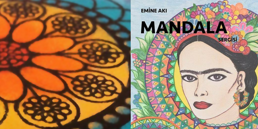 Emine Akı ‘mandala sergisi’ Mia Sanat Kafe’de