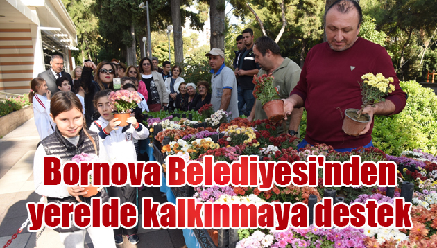 Bornova Belediyesi’nden yerelde kalkınmaya destek