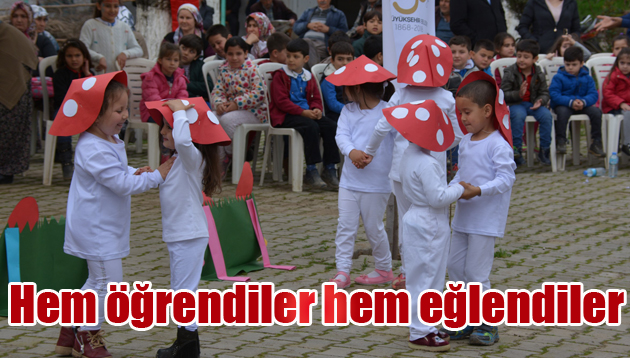 Hem öğrendiler hem eğlendiler