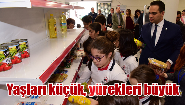 Yaşları küçük, yürekleri büyük