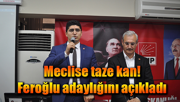 Meclise taze kan! Feroğlu adaylığını açıkladı