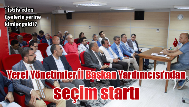 Yerel Yönetimler İl Başkan Yardımcısı’ndan seçim startı