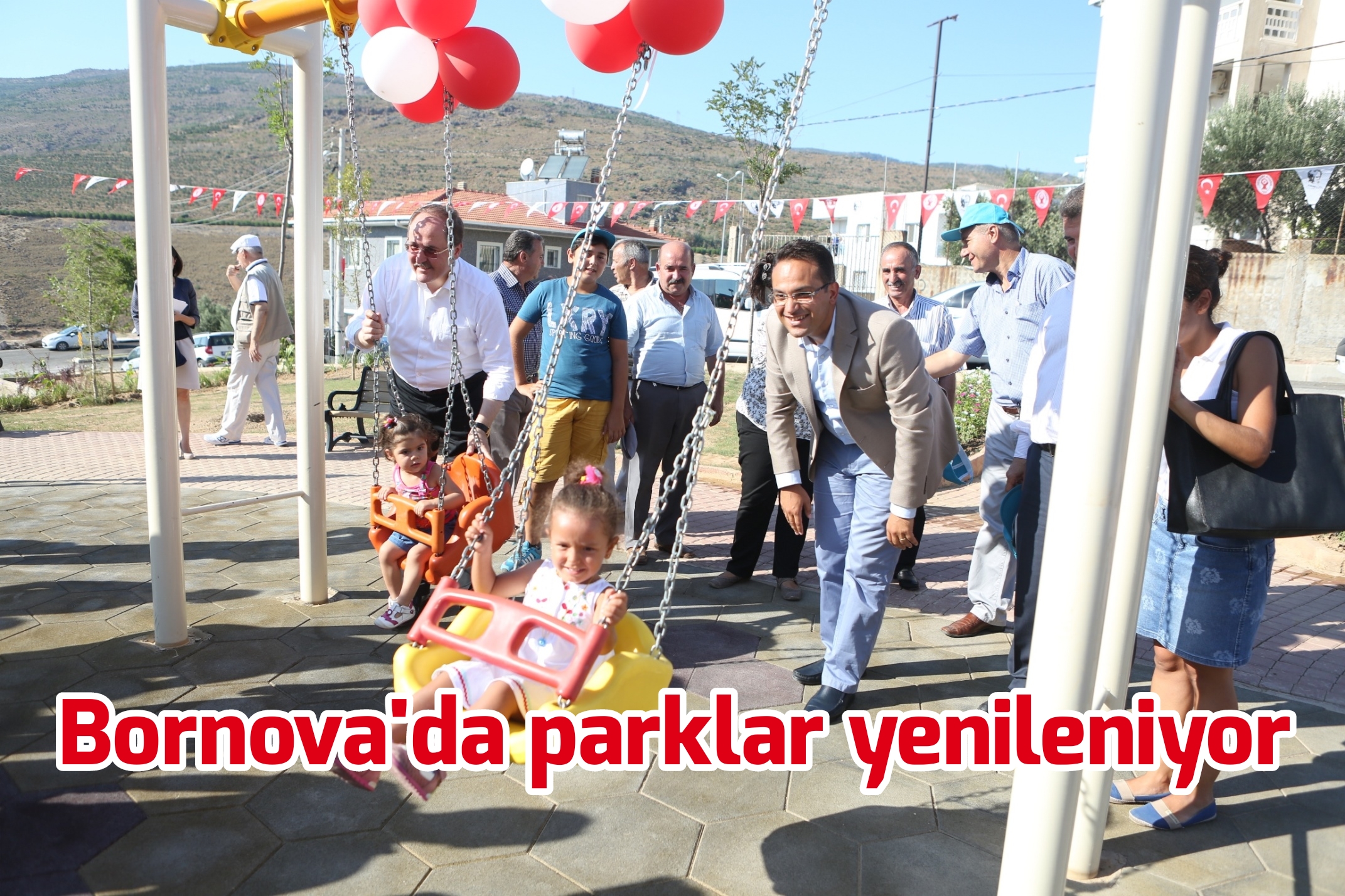 Bornova’da parklar yenileniyor