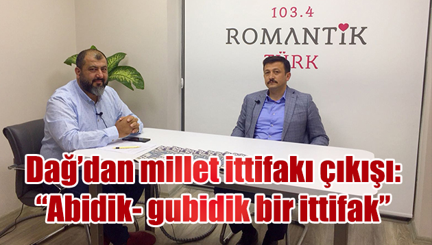 Hamza Dağ, Radyo Romantik Türk’ün konuğuydu