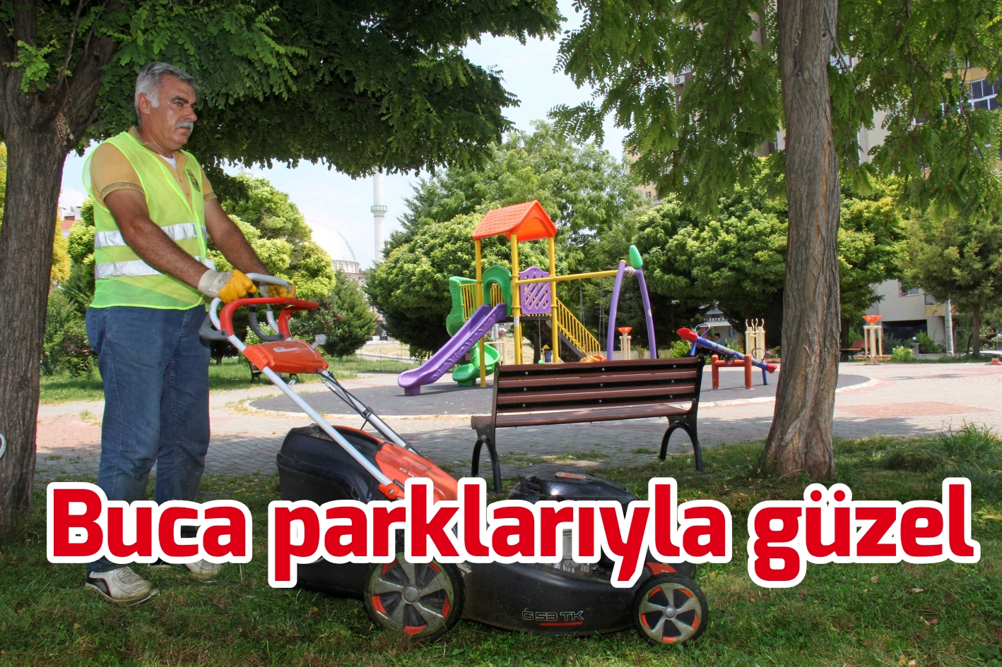 Buca parklarıyla güzel