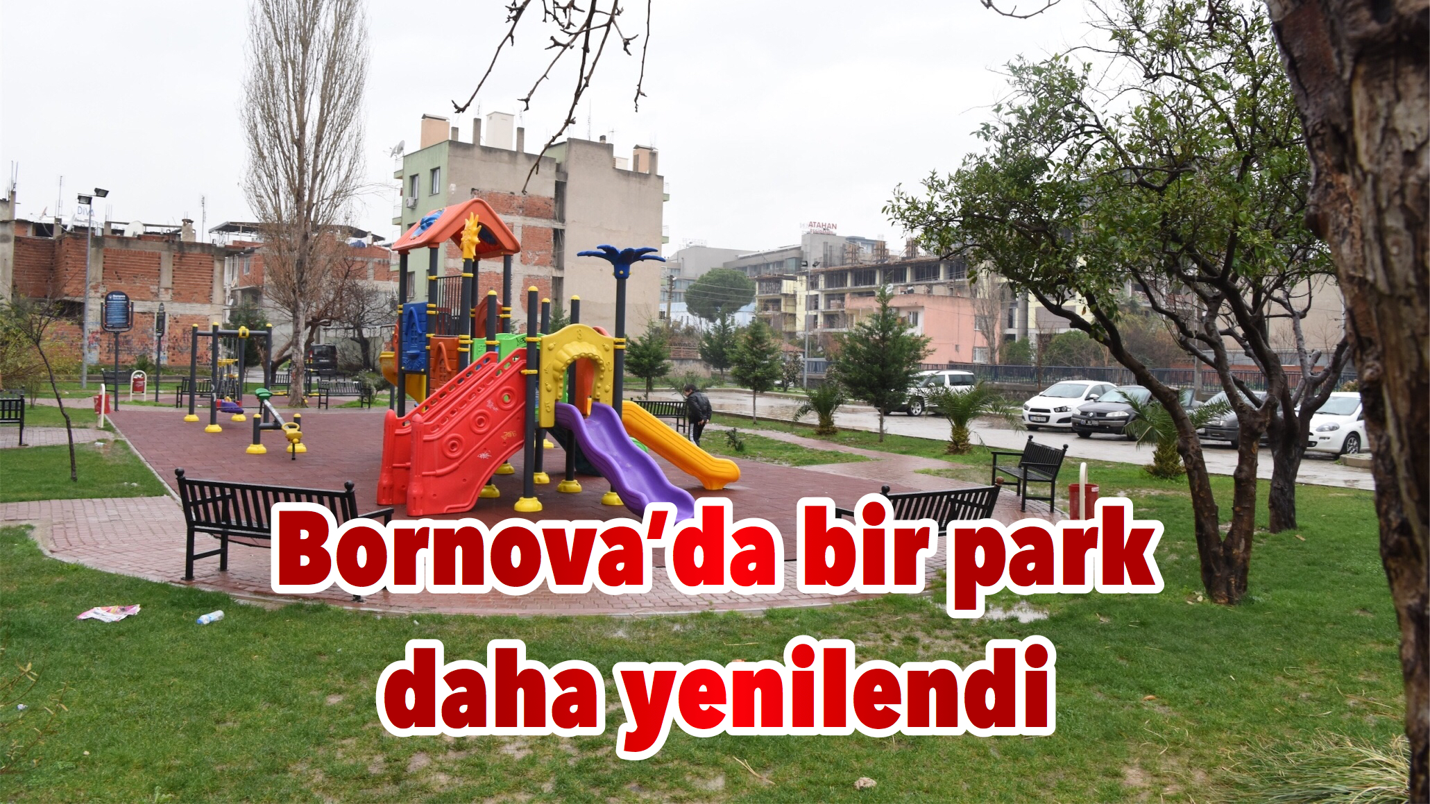 Bornova’da bir park daha yenilendi