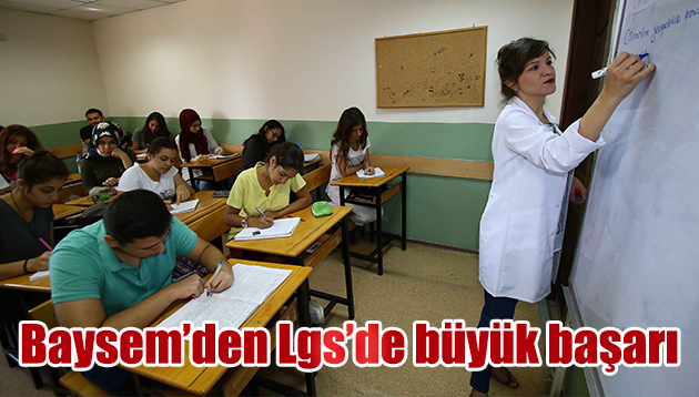 BAYSEM’DEN LGS’DE YİNE BÜYÜK BAŞARI