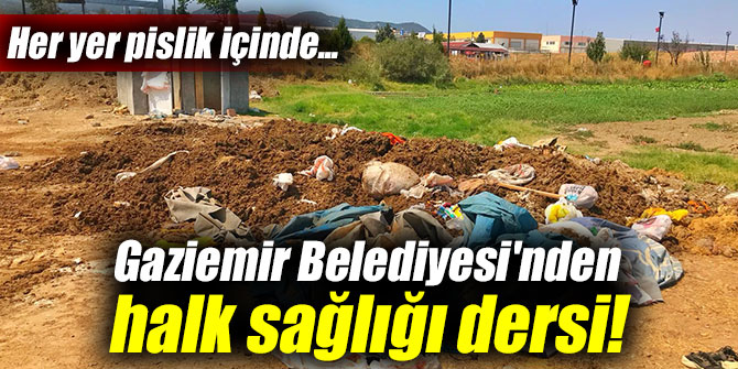 Gaziemir Belediyesi’nden halk sağlığı dersi