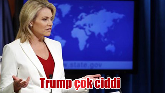 Trump çok ciddi