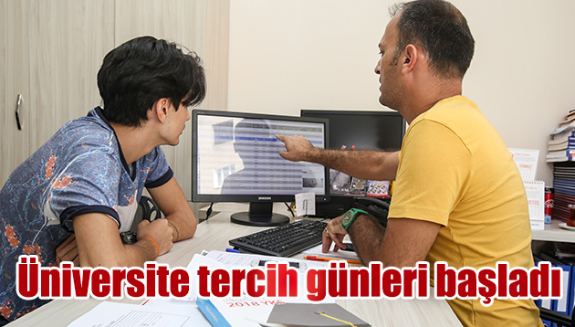 Üniversite tercih günleri başladı