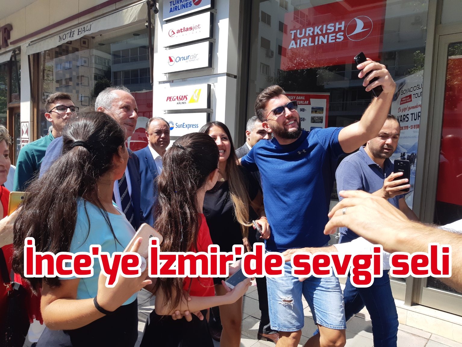 İzmir’de İnce’yle fotoğraf çekilme yarışı