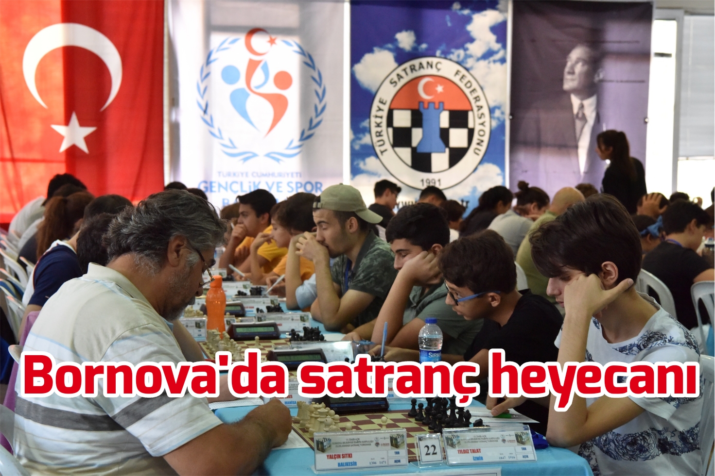 Bornova’da satranç heyecanı