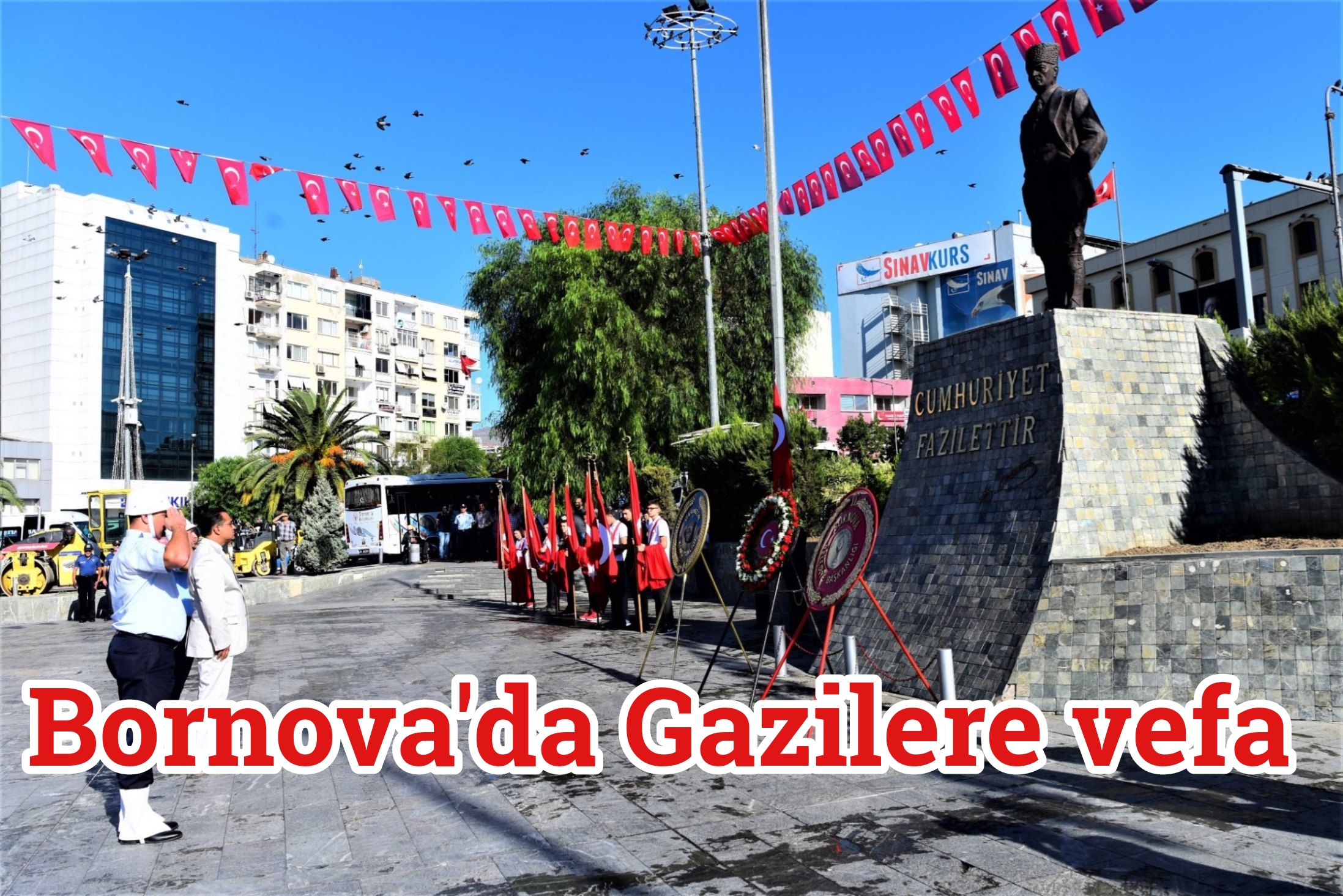 Gaziler, Bornova’da buluştu