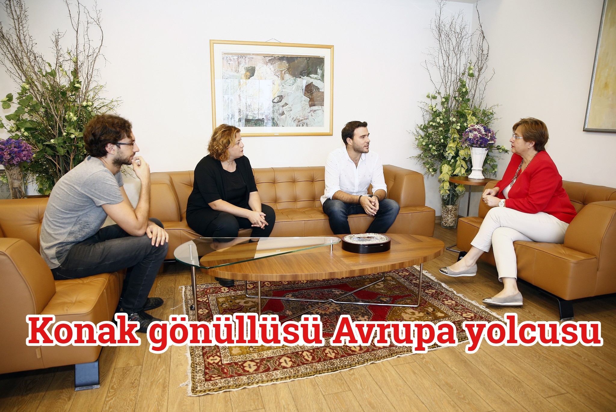 Konak’ın gönüllüleri Avrupa yolcusu