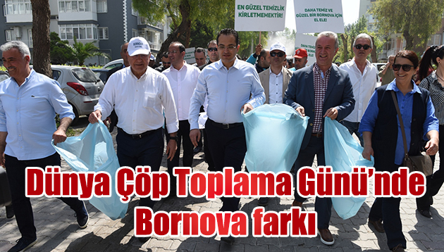 Dünya Çöp Toplama Günü’nde Bornova farkı