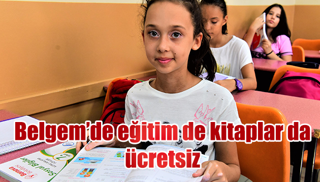 Belgem’de eğitim de kitaplar da ücretsiz