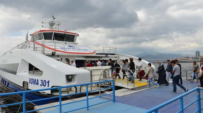 Güzelbahçe’ye vapur seferleri iptal