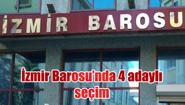 İzmir Barosu seçime gidiyor