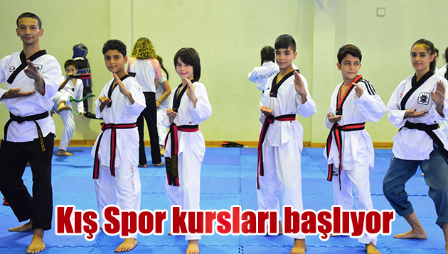 Kış Spor kursları başlıyor