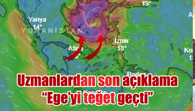 Ege’yi teğet geçti