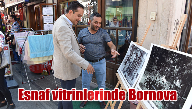 Esnaf vitrinlerinde Bornova