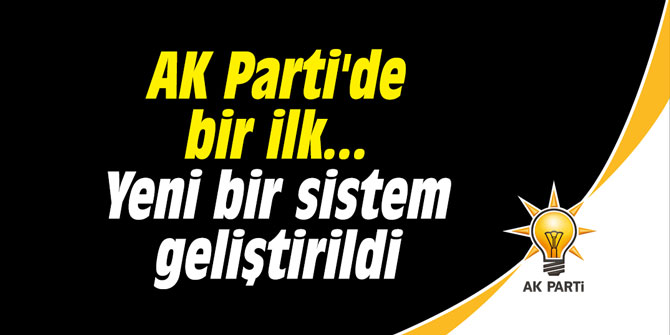 Ak Parti’de bir ilk