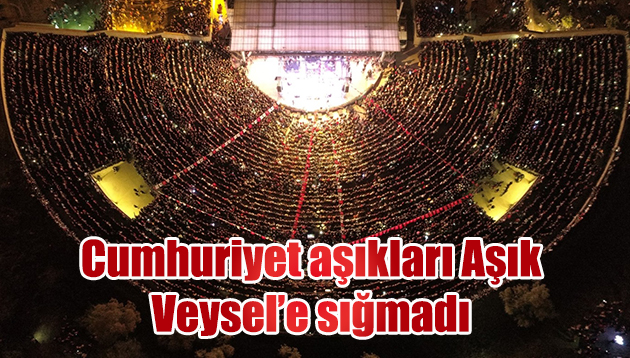 Cumhuriyet aşıkları Aşık Veysel’e sığmadı